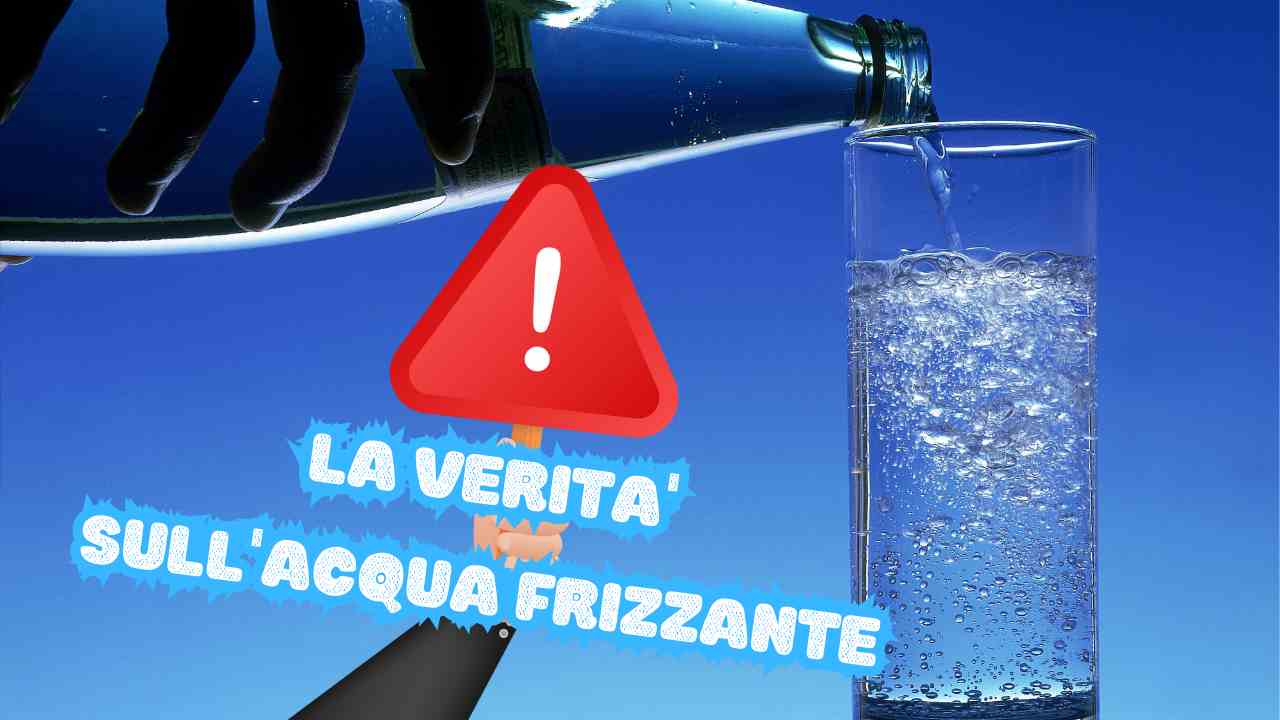 L'acqua frizzante fa male o la si può bere normalmente?