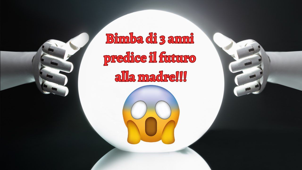 La figlia di 3 anni predice il futuro alla mamma