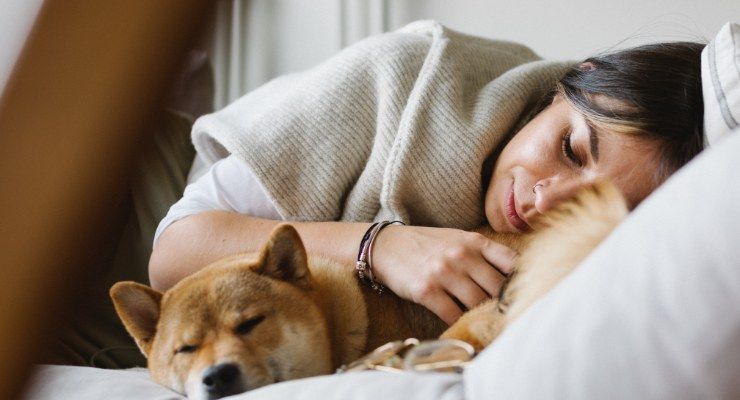 Dormire con cane pro contro