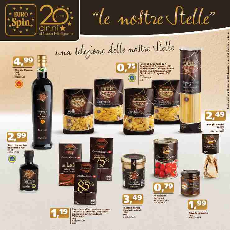 Chi produce i prodotti Le Nostre Stelle dell'Eurospin e perché convengono