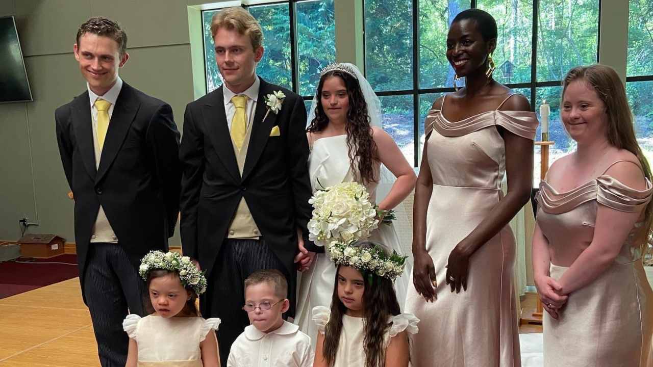 coppia sposi figli