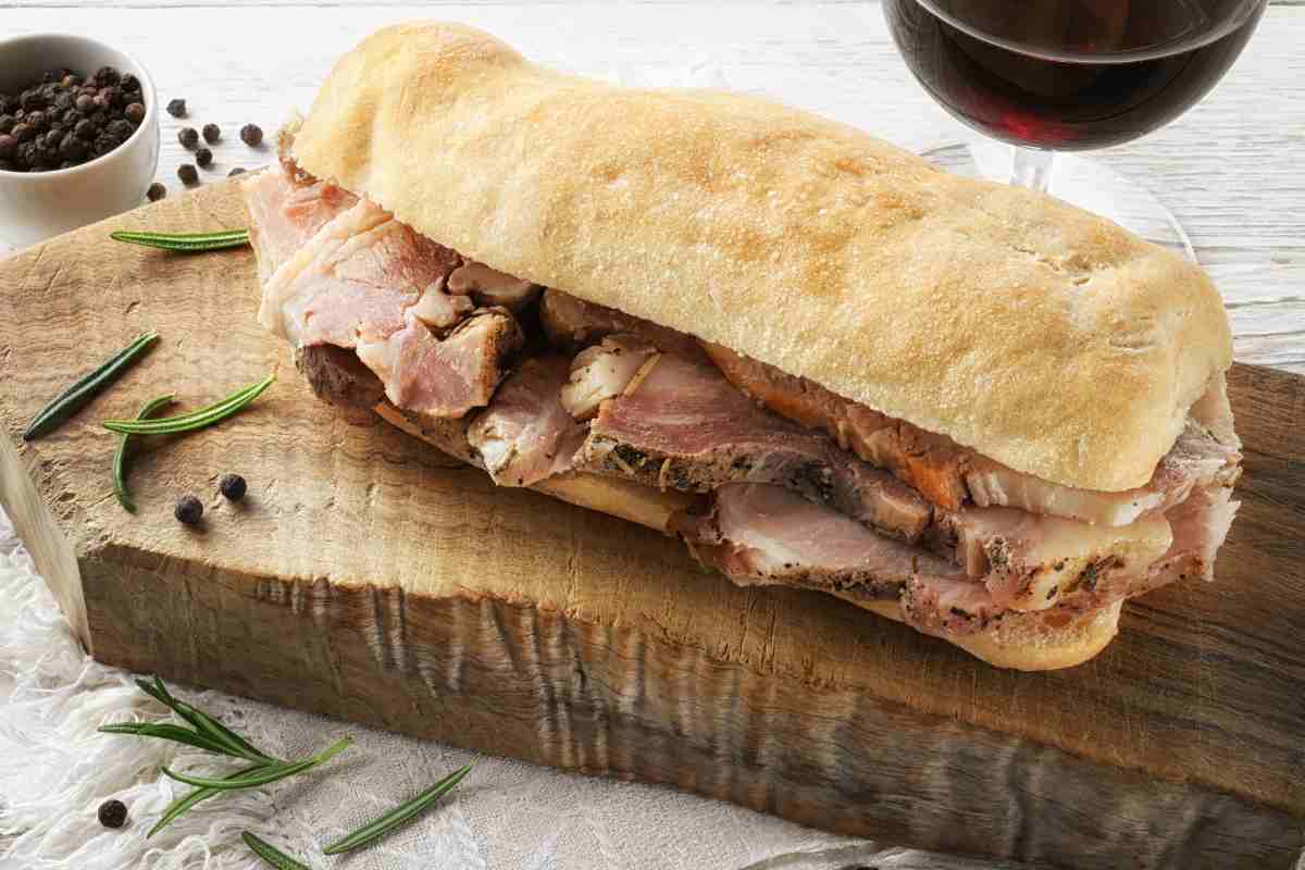 panino con la porchetta