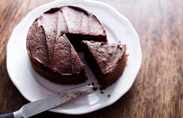 Torta al cioccolato e zucchero