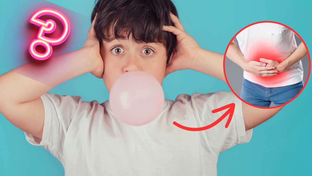 Cosa accade se ingoi un chewing gum, cosa fanno le gomme nello stomaco