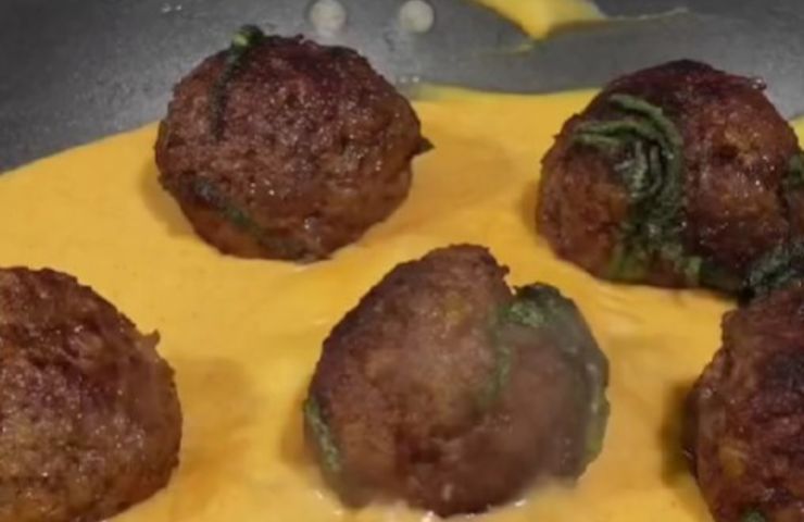 Polpette con cheddar