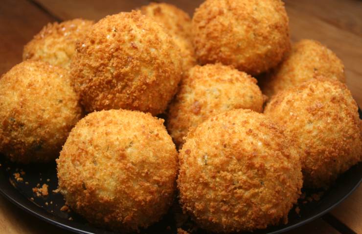 Arancini di riso avanzato