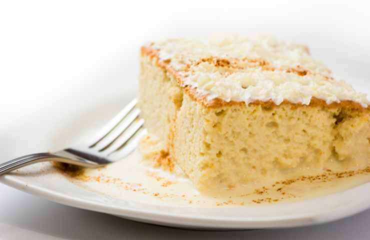 torta fatta con il latte