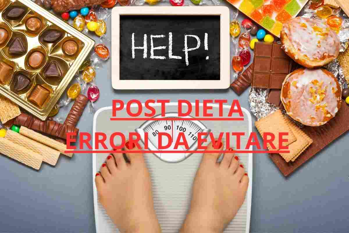 post dieta errori da evitare