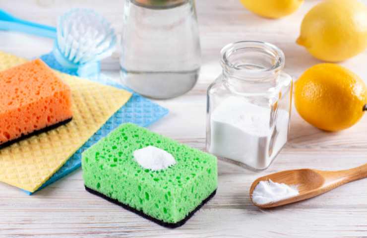 aceto, limone e bicarbonato