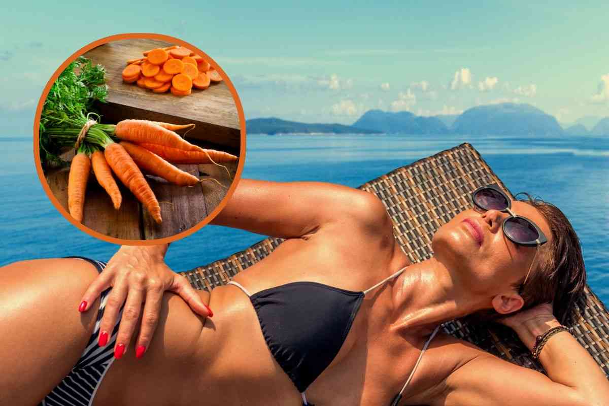 Abbronzarsi sulla spiaggia