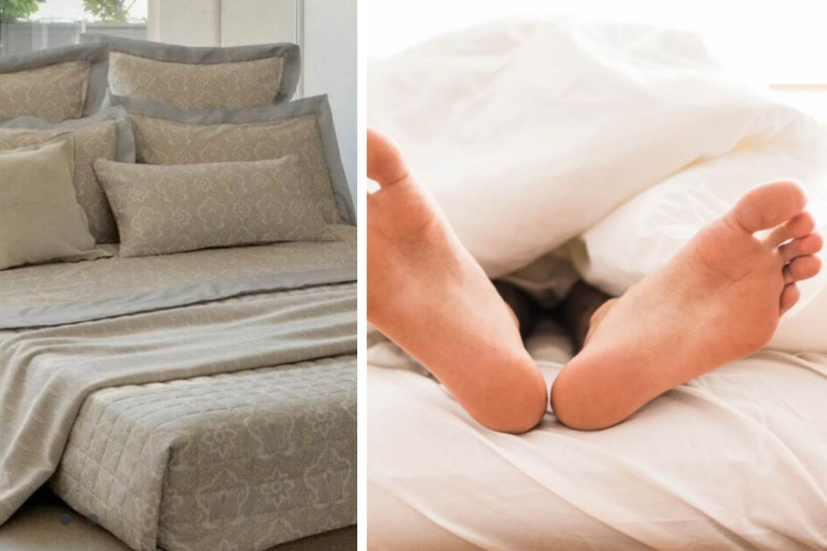 dormire con i piedi verso la porta