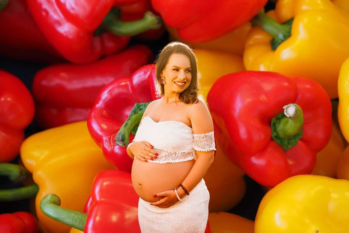 peperoni e donna incinta
