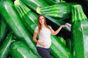 zucchine e donna in gravidanza