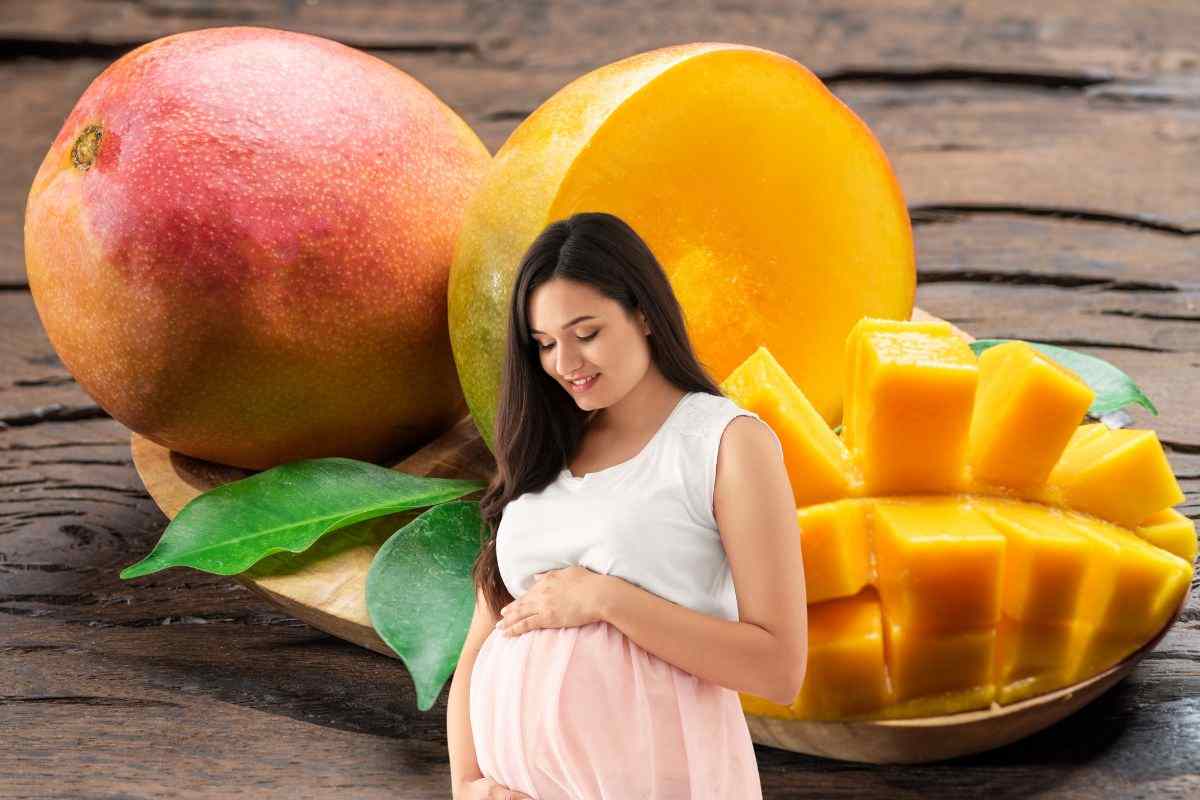 mango e donna incinta