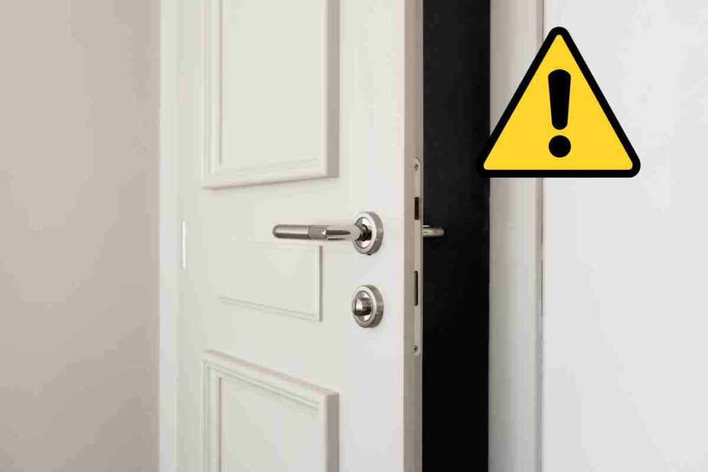 Non riesco più a chiudere bene la porta di casa. Ma cosa faccio?