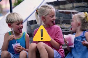 Bambini con bevande