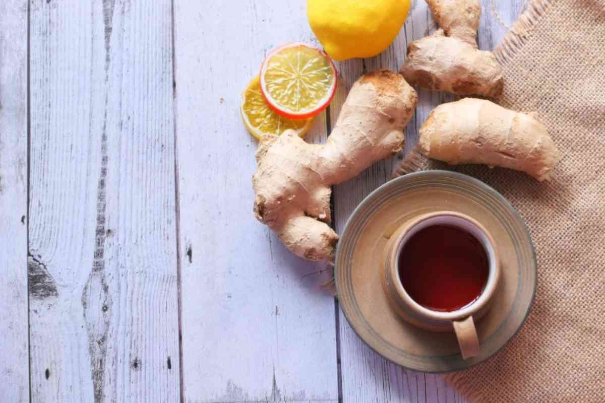 Tisana allo zenzero e limone
