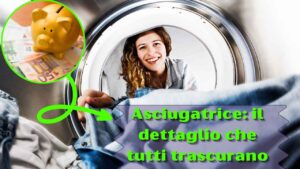 Asciugatrice dettaglio fa pagare un botto
