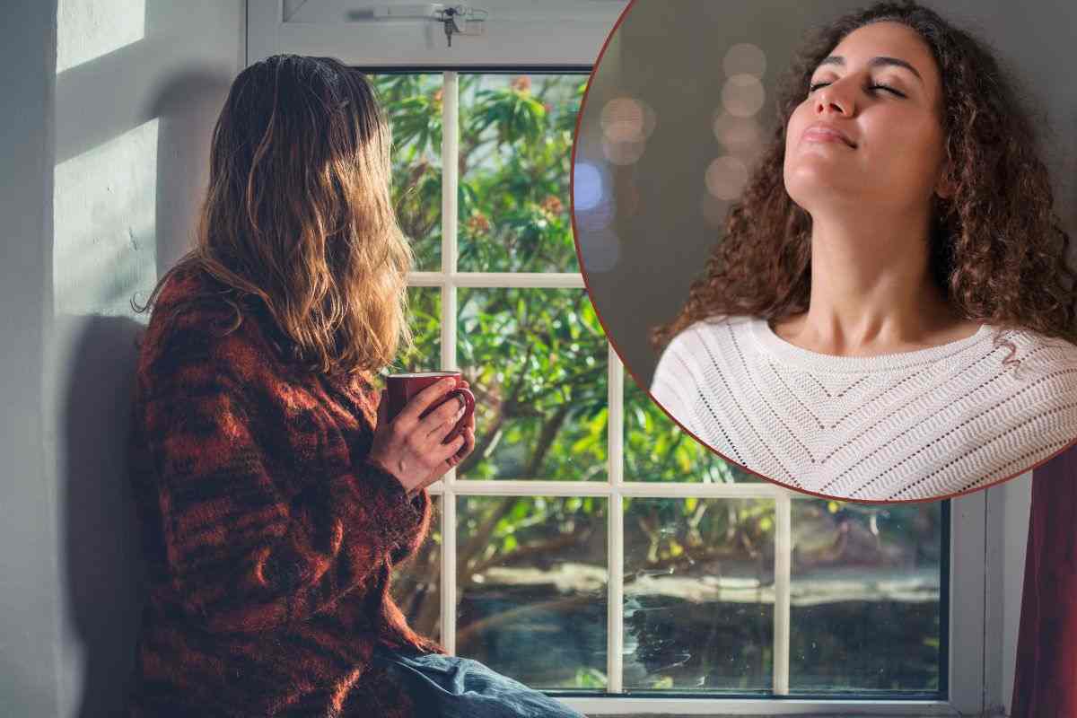 Relax alla finestra di casa