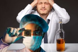 Ricercatore osserva chip