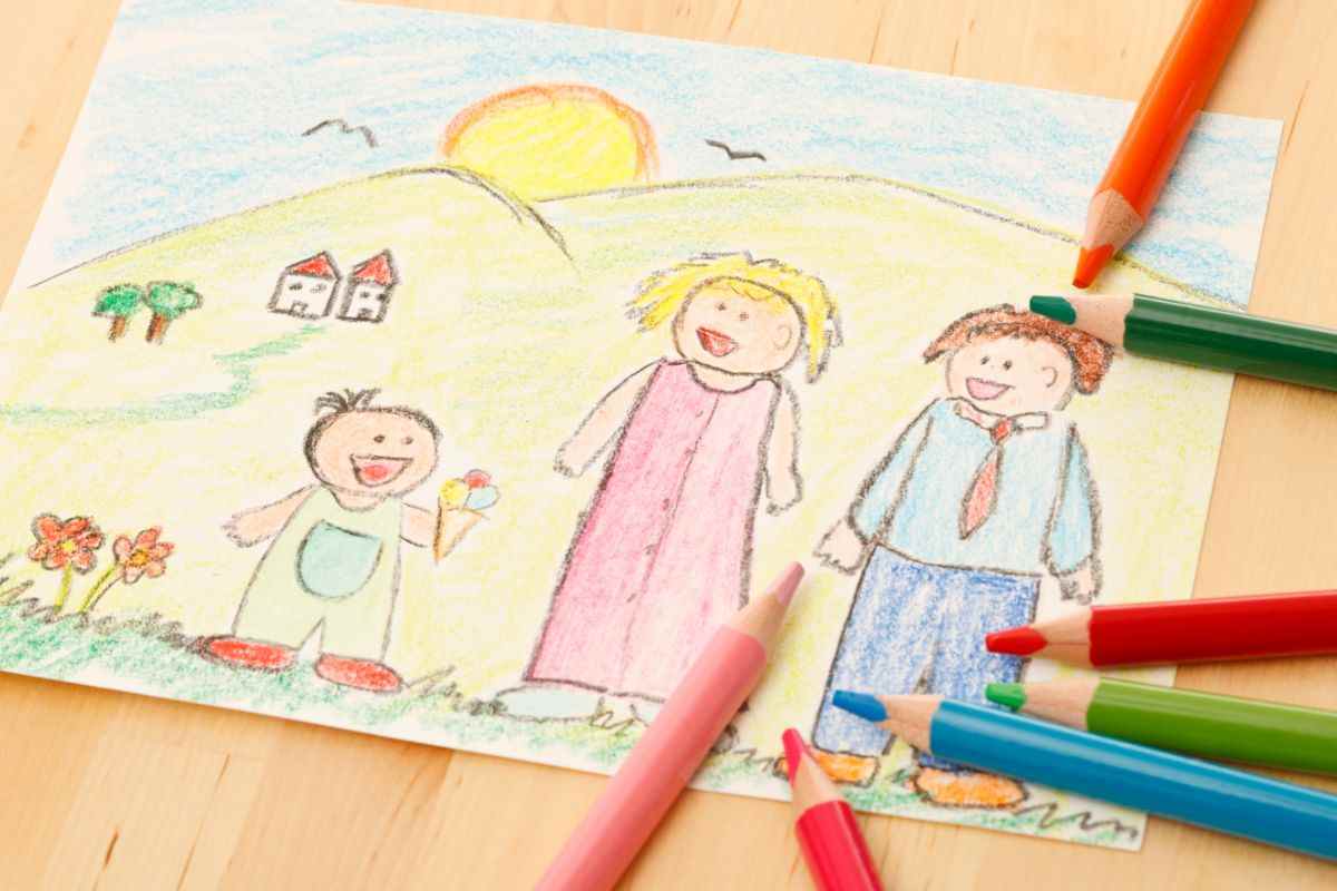 disegno e pastelli