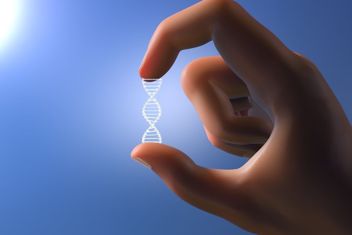 Esame del DNA in laboratorio