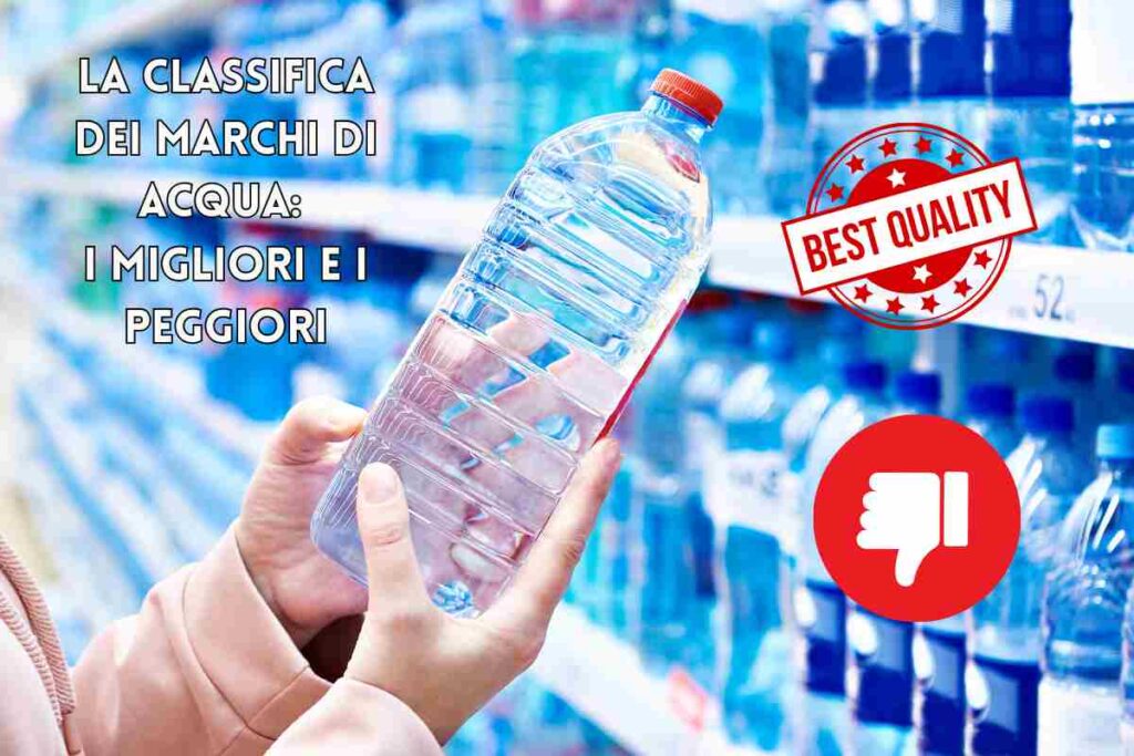 La classifica di Altroconsumo boccia noti marchi di acqua_ i migliori e i peggiori