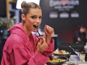 la conduttrice Michelle Hunziker