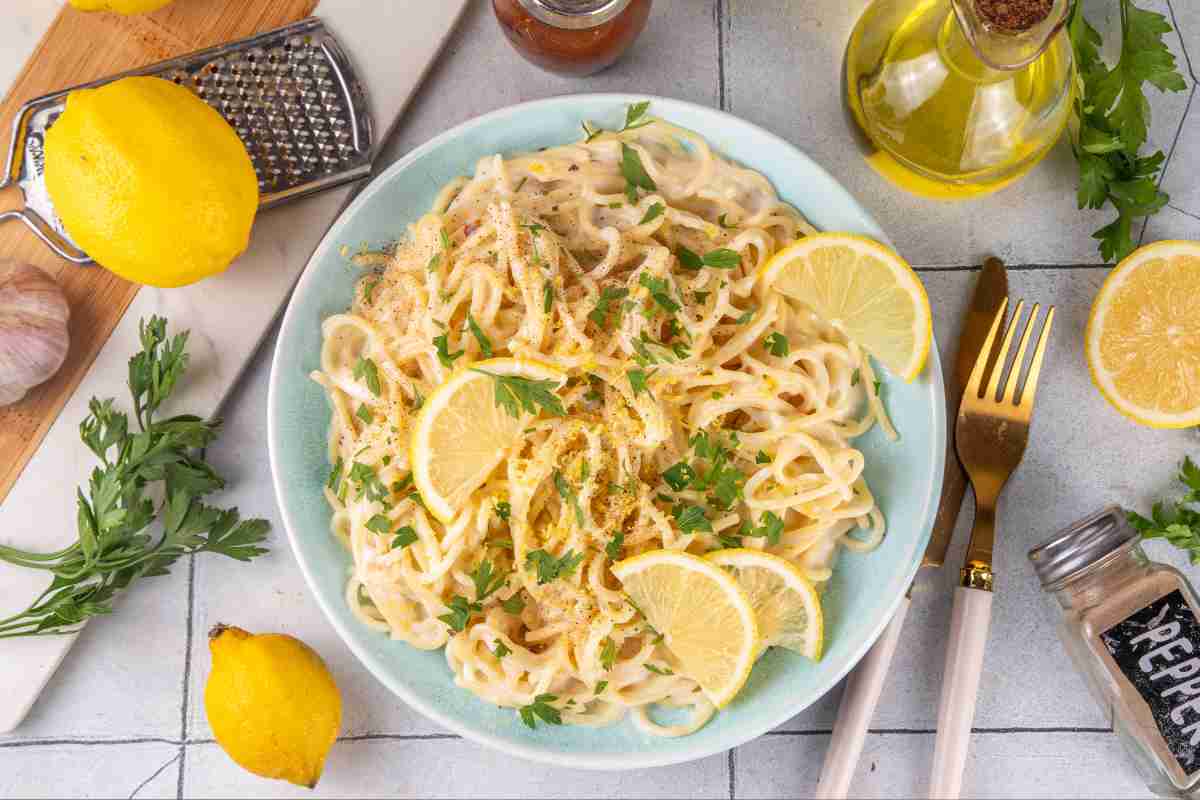 i tagliolini al limone