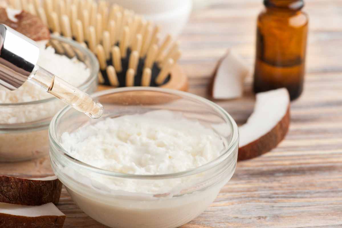 l'olio di cocco