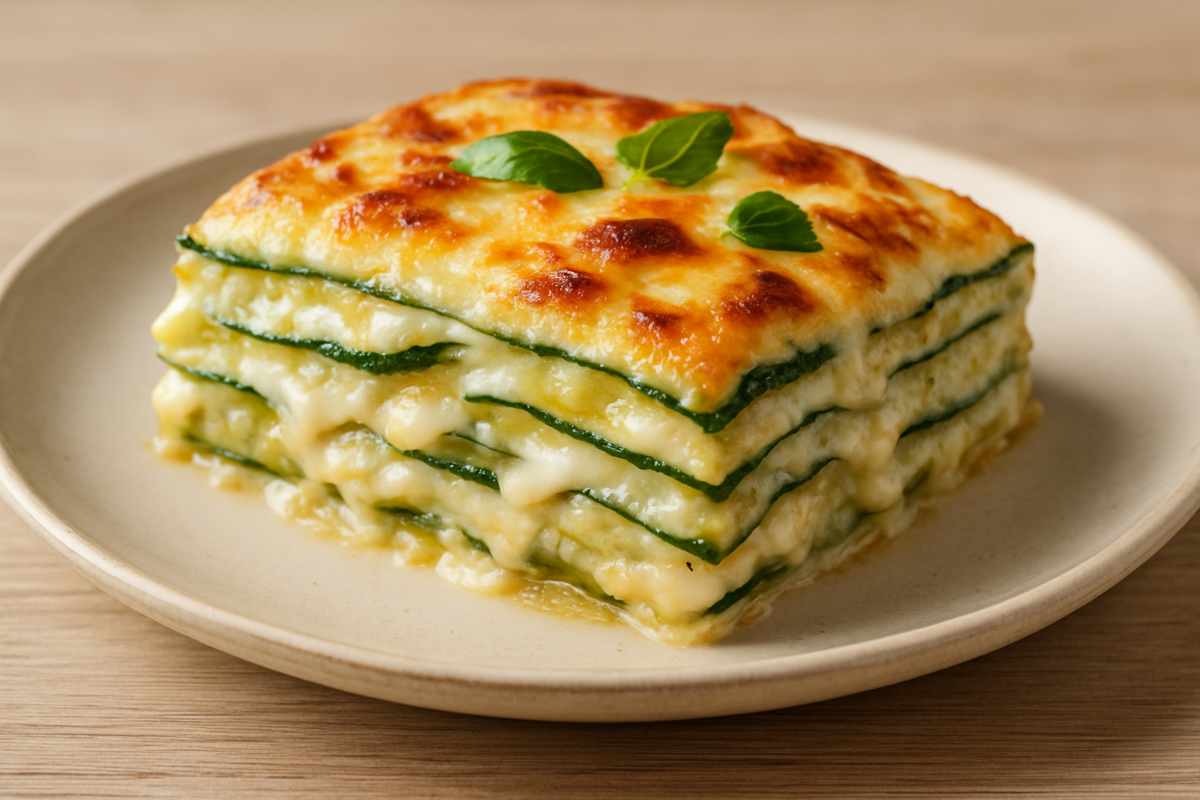 fetta di parmigiana di zucchine