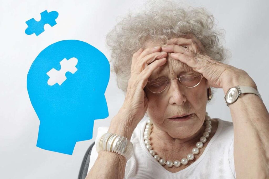 Donna con Alzheimer