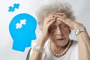 Donna con Alzheimer