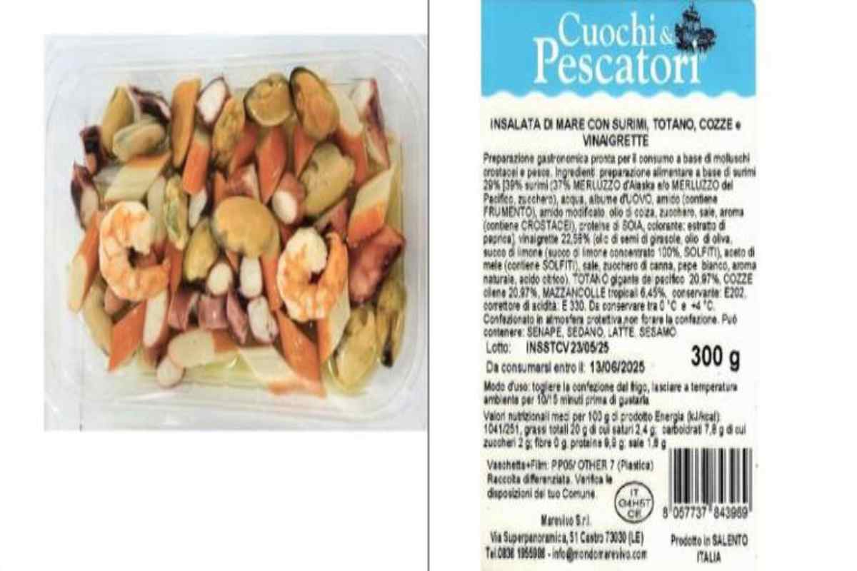 Listeria nel cibo