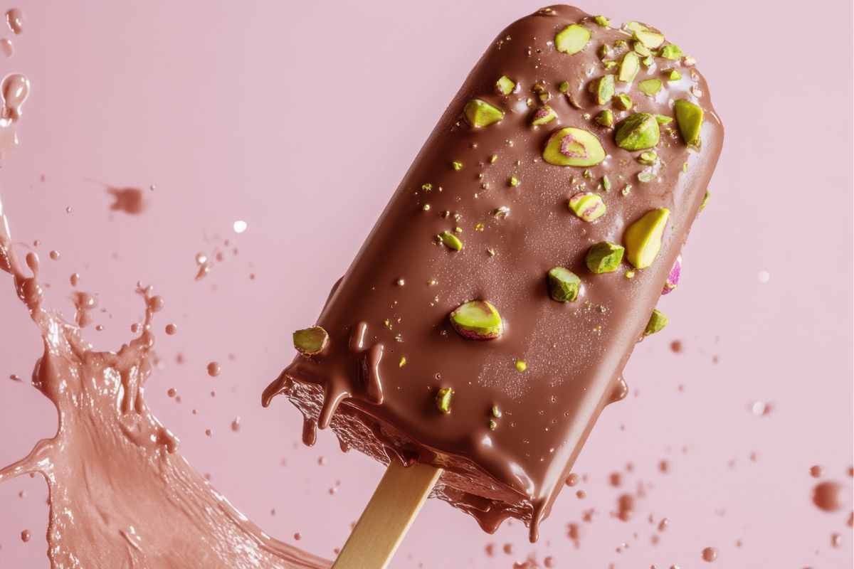 gelato cioccolato e pistacchio