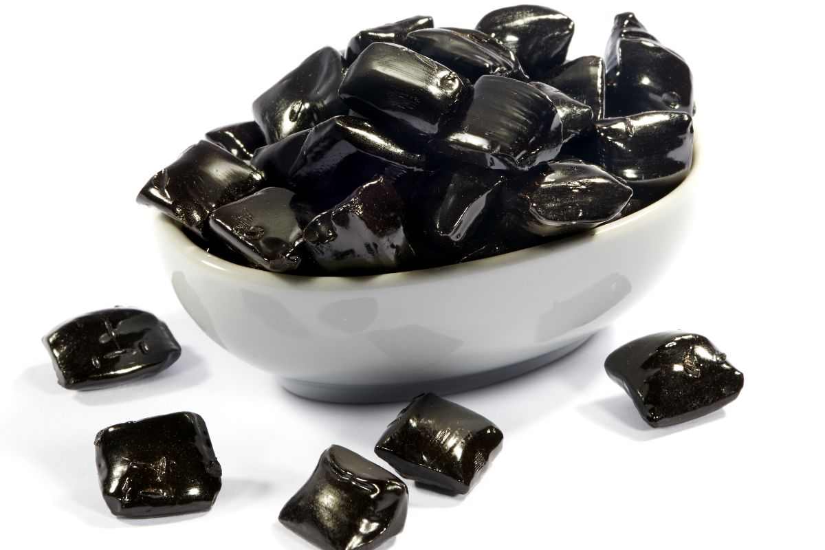 rettangoli di caramelle liquirizia
