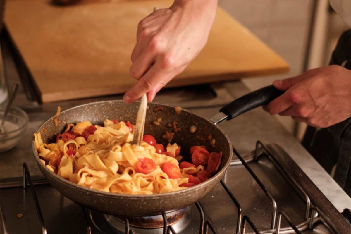 Pasta nella padella