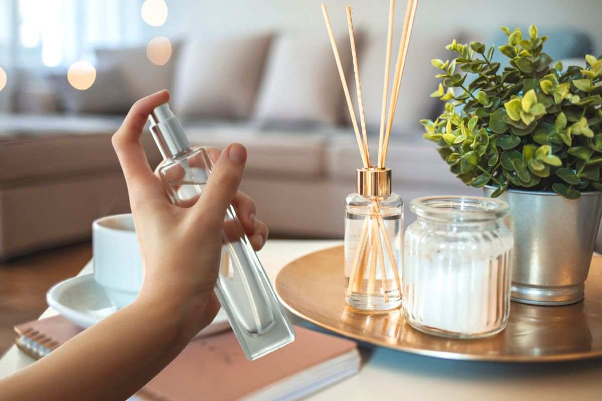 Spray profumato per la casa