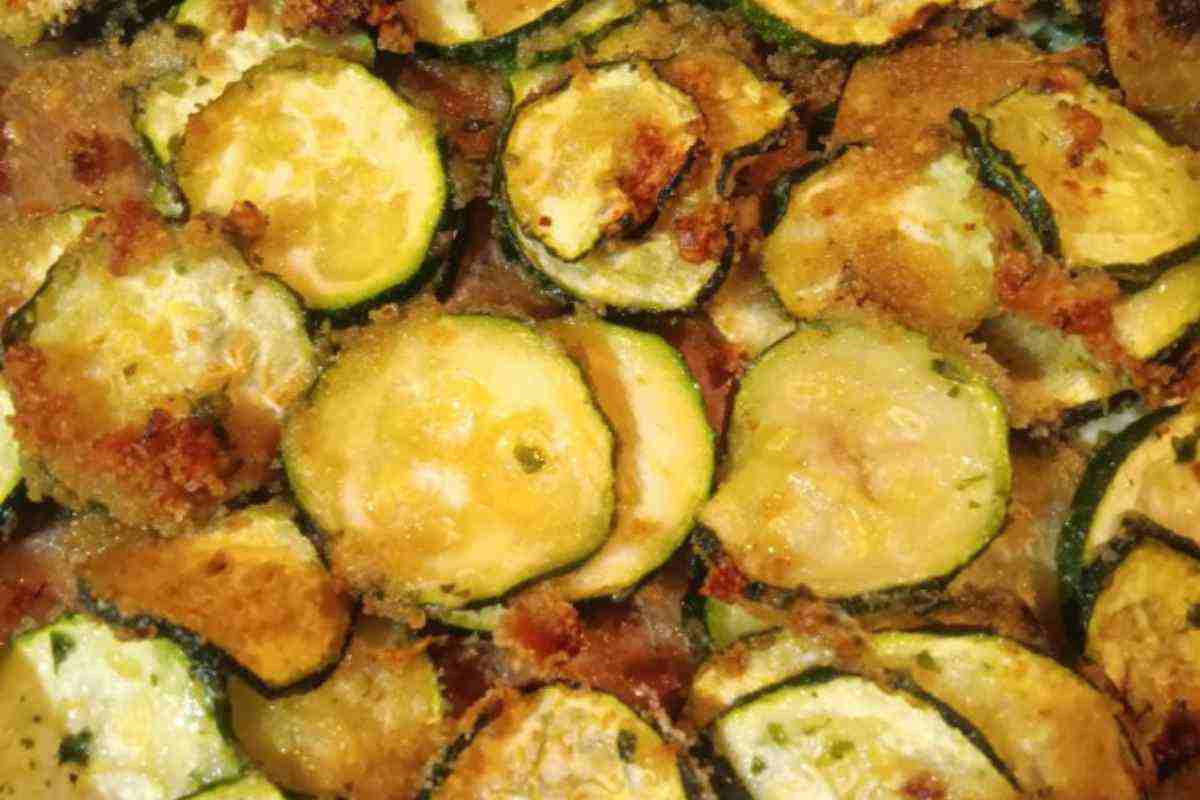 Zucchine gratinate al forno