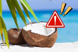 cocco e segnale di pericolo