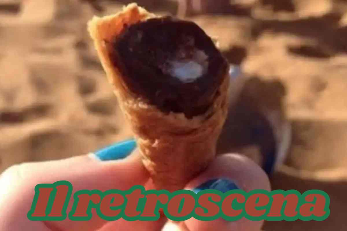 punta del cono gelato 