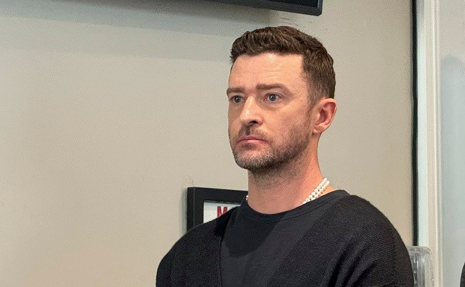 Justin Timberlake in un momento lontano dalle scene