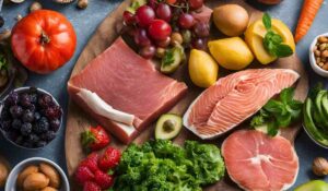 Pesce, frutta e verdura
