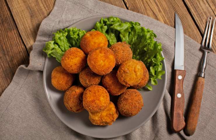 Polpette sul piatto