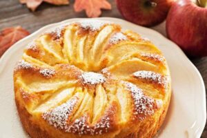 Torta di mele e nocciole