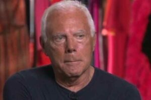 Giorgio Armani in un'intervista