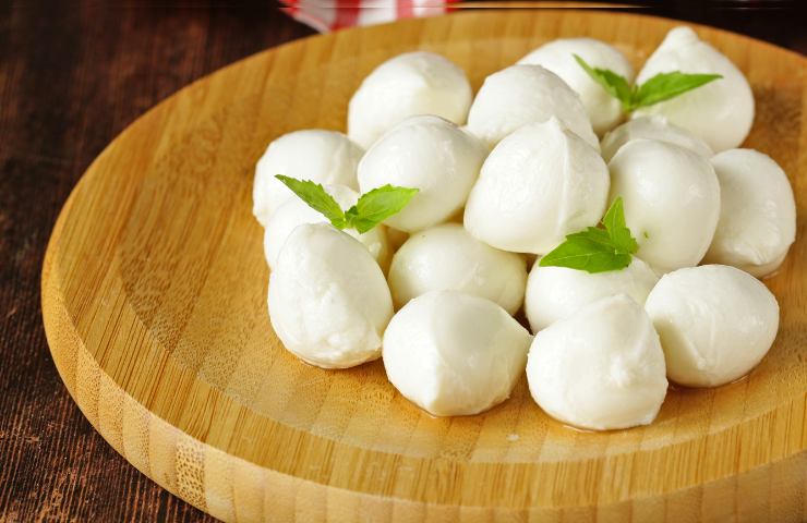 Mozzarelle sul tagliere