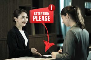 pagamento albergo freccia rossa e grafica attention please