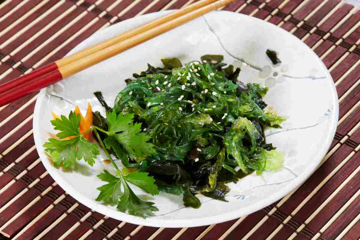 insalata con alghe