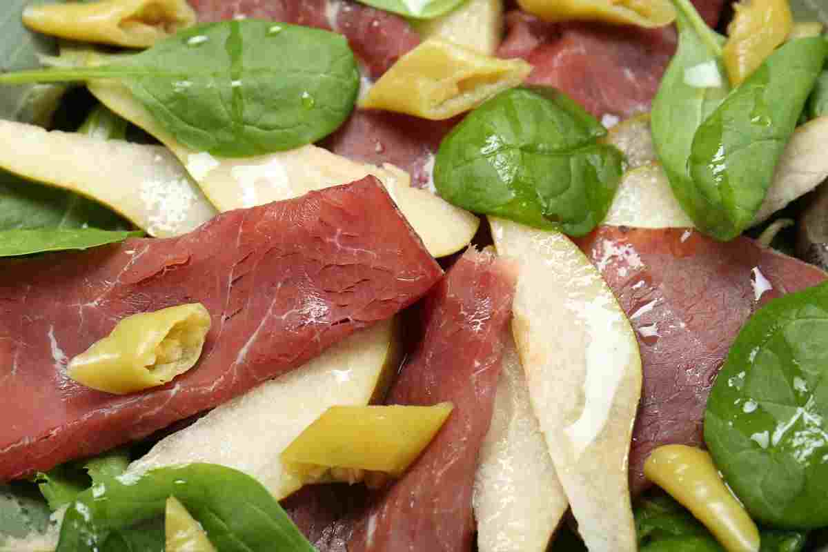 bresaola e pere